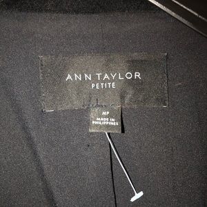 Black wrap around pea coat.